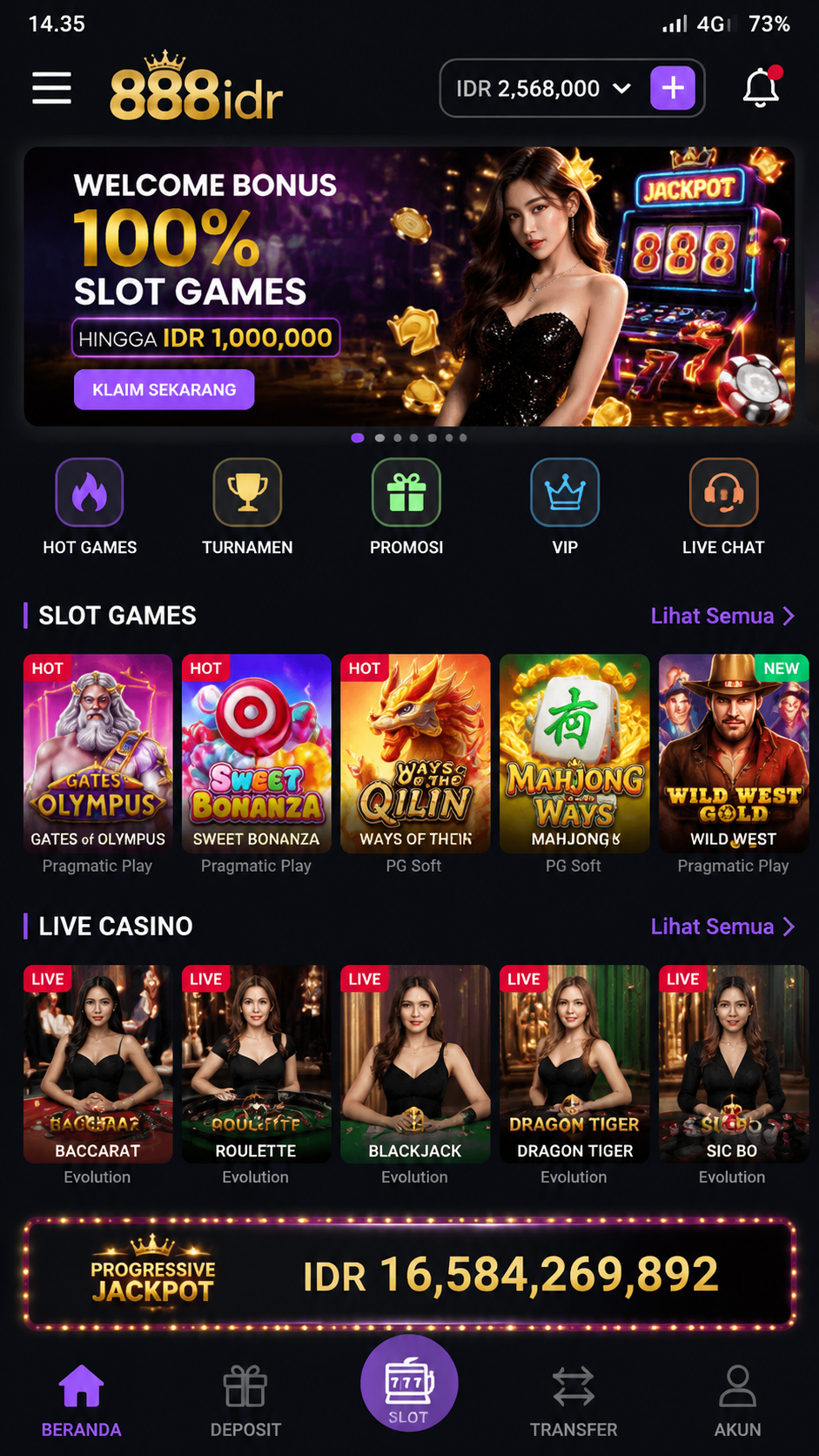 Screenshot 2 888idr