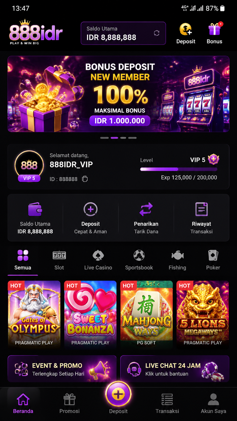 Screenshot 3 888idr